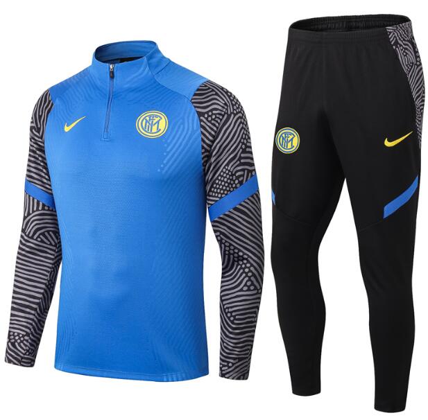 Inter Milan Blue Training Suits Sweatshirt with Pants 2020/21